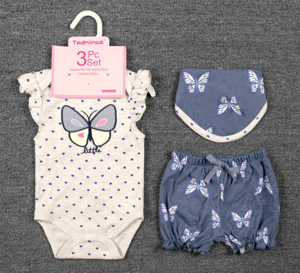 Set 3pc Niña boc Tedmimak