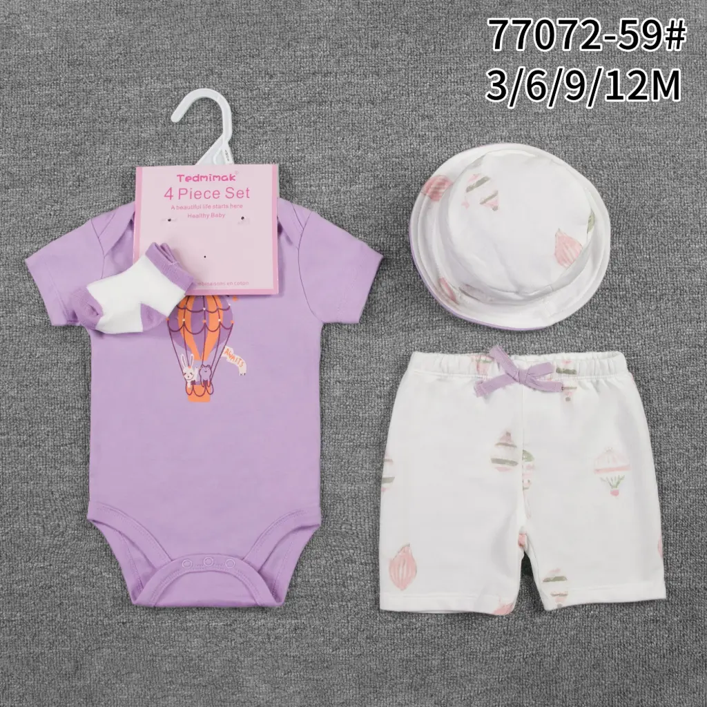 Set 4pc niña bod Tedmimak