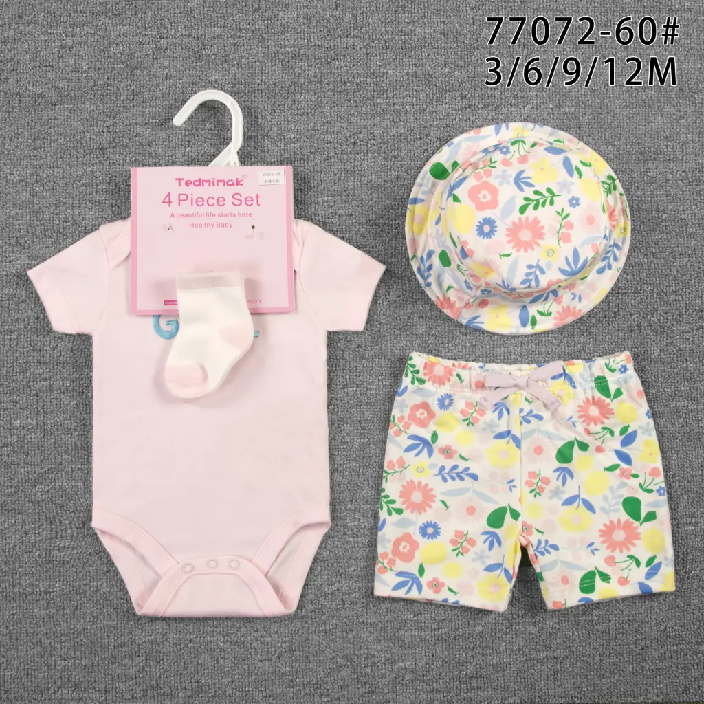 Set 4pc niña bod Tedmimak