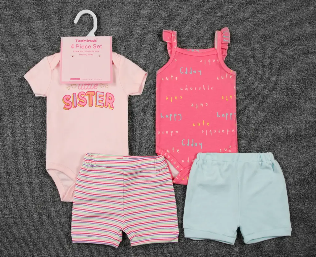 Set 4pc niña bod Tedmimak