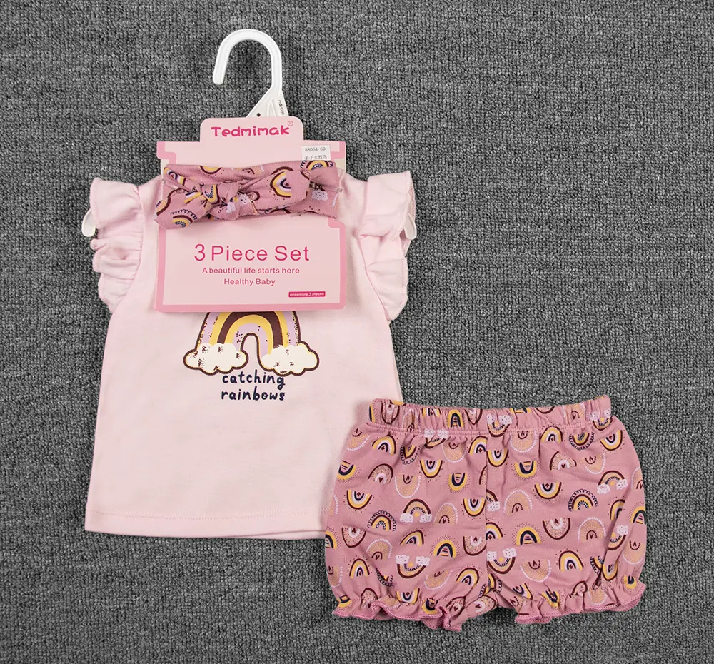 Set 3pc Niña con Tedmimak