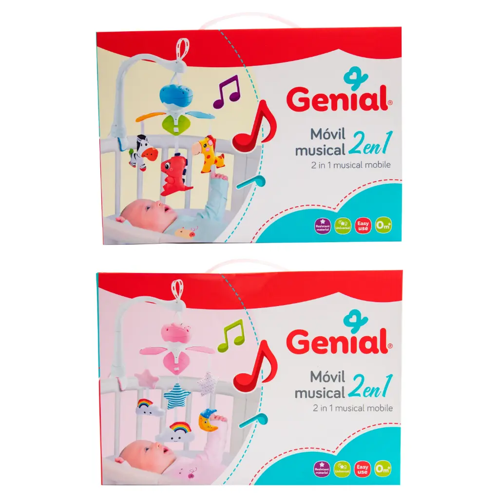 Móvil musical 2en1