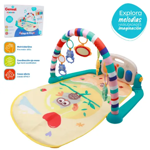 [GN-JX3004] Gym con piano para bebé
