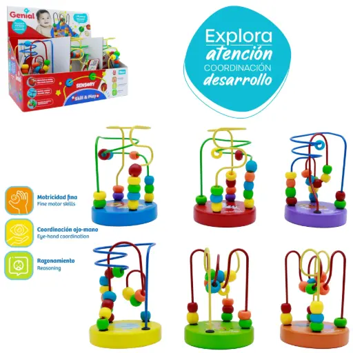 [GN-AB3344] Juego de madera laberinto