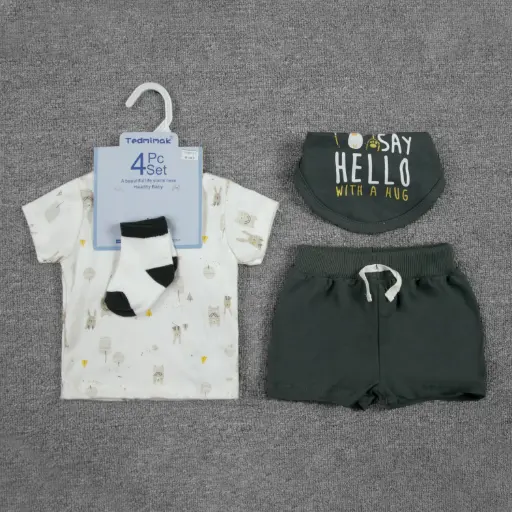 [77084-17] Set 4pc niño fran Tedmimak