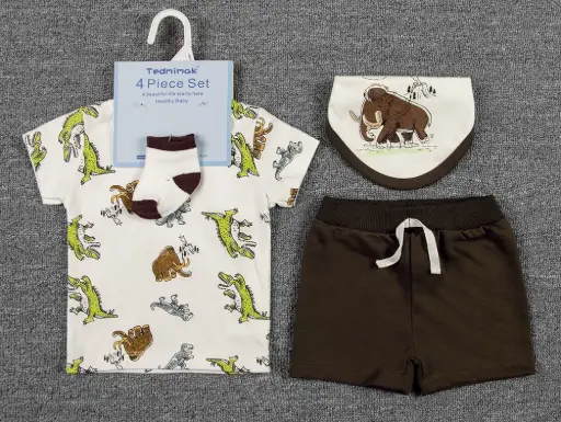 [77084-14] Set 4pc niño fran Tedmimak