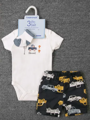 [77052-04] Set 3pc Niño boc Tedmimak