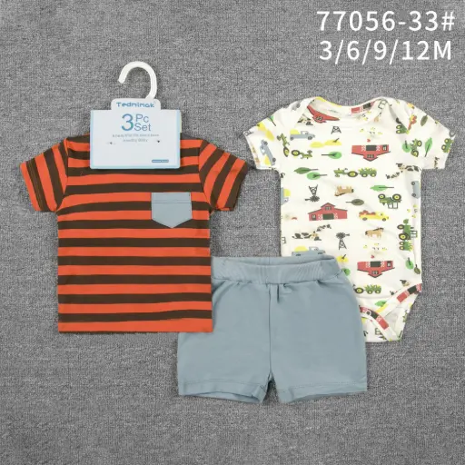 [77056-33] Set 3pc Niño frar Tedmimak