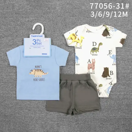 [77056-31] Set 3pc Niño frar Tedmimak