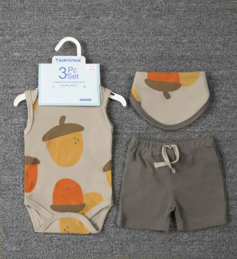 [77048-05] Set 3pc Niña boc Tedmimak