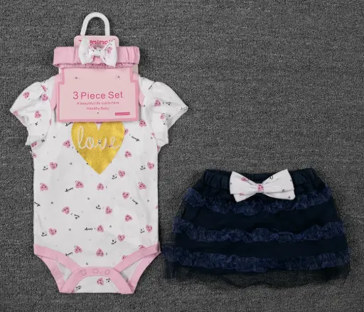 [66069-20] Set 3pc Niña boc Tedmimak