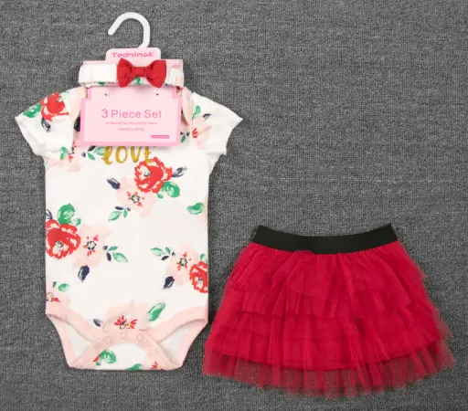 [66069-23] Set 4pc niña bod Tedmimak