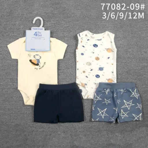 [77082-09B] Set de 4 piezas Tedmimak
