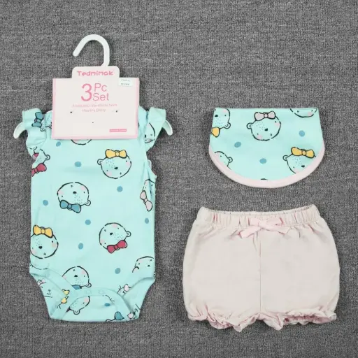 [77048-62] Set 3pc Niña boc Tedmimak